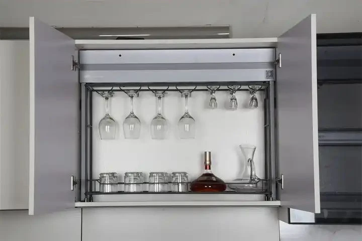 Household Aluminum Alloy Automatic Wine Bottle Storage Lift