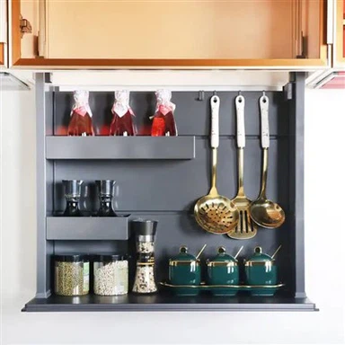 אחסון למטבח, ארונות הרמה חכמים למטבח וחדר רחצה