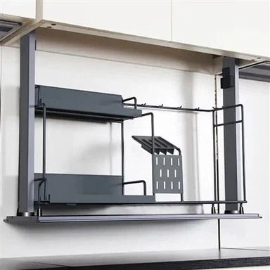 מתלה אחסון הרמה חכמה לכלי מטבח